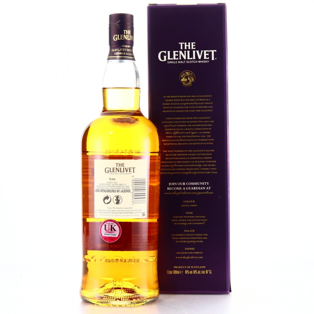 Glenlivet Master Distiller's Reserve 1 Litre Whisky Auctioneer